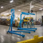 Floor Crane – Foldable Hydraulic Shop Crane