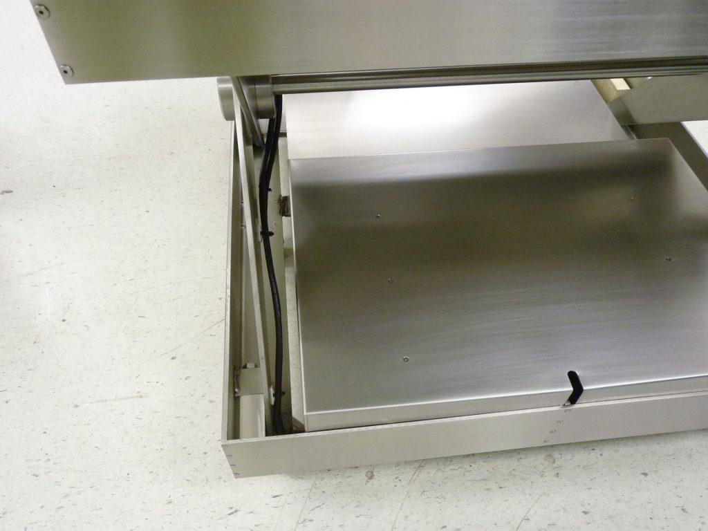 Stainless Steel Lift Table by David Round