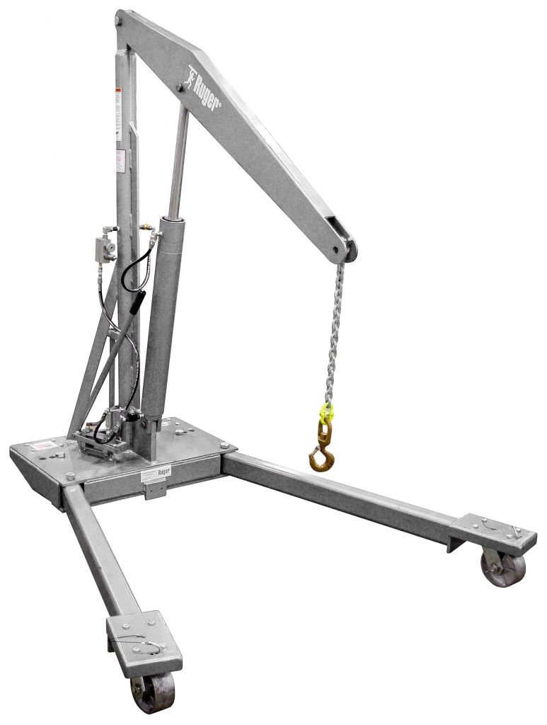 Stainless Steel Manual Shop Floor Crane for Special Environments